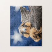 Puzzle ADiplomado Falcon avec drapeau (Vertical)
