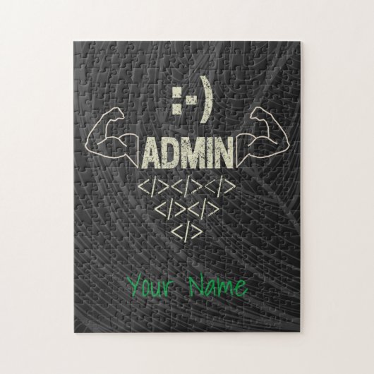 Puzzle Administrateur Administrateur IT Sysadmin Informat (Vertical)