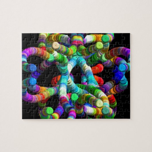 Puzzle ADN abstraite (Horizontal)