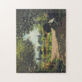 Puzzle Adolphe Monet Lecture dans le jardin Monet Art (Vertical)