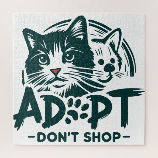 Puzzle Adoptez, n'achetez pas 1 (Vertical)