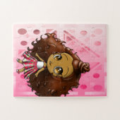 Puzzle Adorable Africaine Américaine (Horizontal)