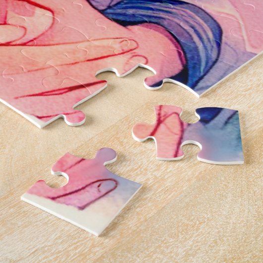 Puzzle Adorable Anime à thème Saint-Valentin (Côté)