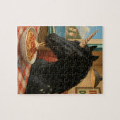 Puzzle Adorable Appaloosa Unicorne Manger Pâtes (Horizontal)