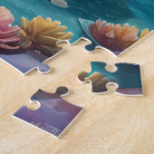 Puzzle Adorable Bébé Bear Cub Jouer dans l'océan Arctique (Côté)