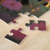 Puzzle Adorable Chihuahua Noir Chiuppy avec Fleurs sauvag (Côté)