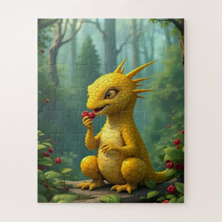 Puzzle Adorable dragon jaune