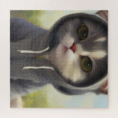 Puzzle Adorable et chaton doux portant un Sweat - shirt à (Horizontal)