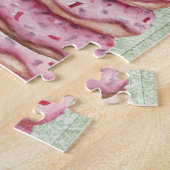 Puzzle Adorable Mangeur Curieux De Donut Dormant De Momma (Côté)