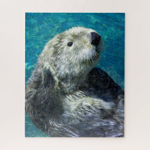 Puzzle Adorable Mer Otter Cute Eau Bleue