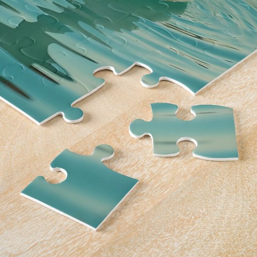 Puzzle Adorable Mouse on a Swan Pool Float (Côté)