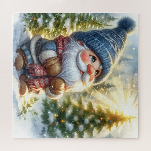 Puzzle Adorable Noël Gnome (Horizontal)