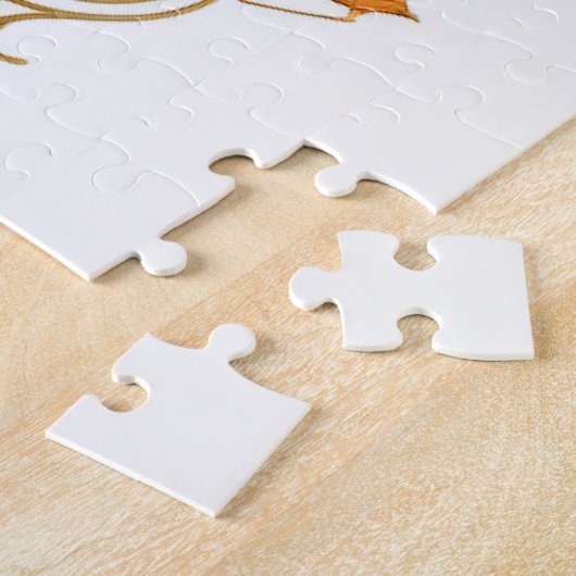 Puzzle Adorable Petit Kitty Chat Sorcière (Côté)