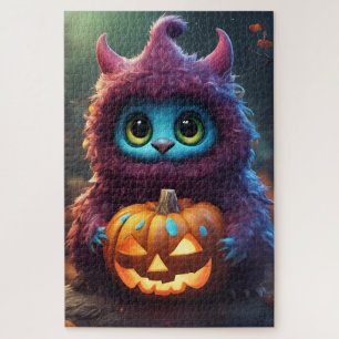 Puzzle Adorable petit monstre d'Halloween