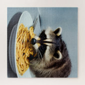 Puzzle Adorable Raccoon Manger Spaghetti (Horizontal)