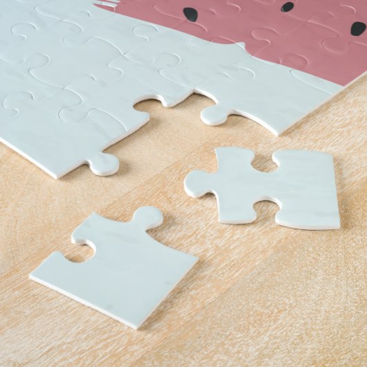 Puzzle Adorable Sirène, Pastèque (Côté)