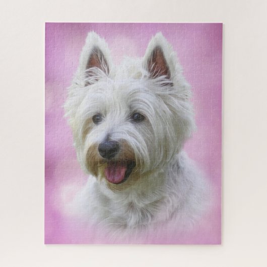 Puzzle Adorable West Highland blanc terrier (Vertical)