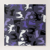 Puzzle Adorable Yoga mignon Pots de chat (Horizontal)