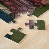 Puzzle Adoration de l'agneau mystique, le retable de Gand (Côté)