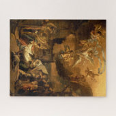 Puzzle Adoration des bergers beaux-arts Noël (Horizontal)