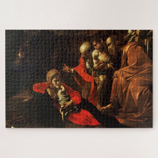 Puzzle Adoration des bergers (Caravaggio) (Horizontal)