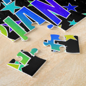 Puzzle "ADRIAN" Prénom, Amusant "HEUREUX ANNIVERSAIRE" (Côté)