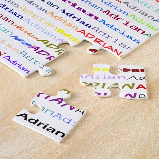 Puzzle Adrian Text Design II (Côté)