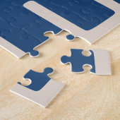 Puzzle Adventure Travel Lover Typography Blue Modern (Côté)