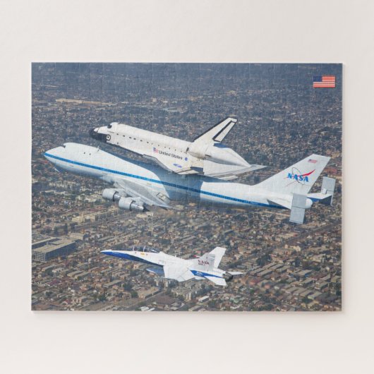 Puzzle AÉRONEF DE TRANSPORT DE NAVETTE 747 ESPACES (16x20 (Horizontal)