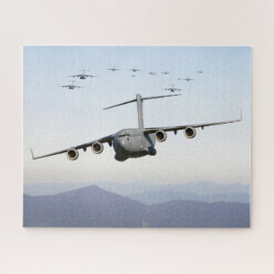 Puzzle Aéronefs C-17 Globemaster III au-dessus de Blue Ri
