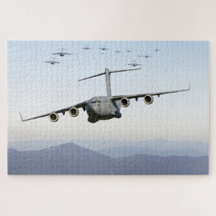 Puzzle Aéronefs C-17 Globemaster III au-dessus de Blue Ri
