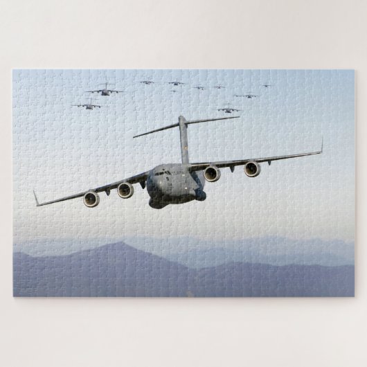 Puzzle Aéronefs C-17 Globemaster III au-dessus de Blue Ri (Horizontal)