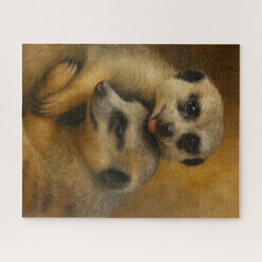 Puzzle Affection de Meerkat (Horizontal)