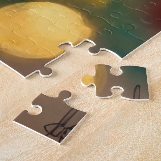 Puzzle Affenpinscher Dog with Christmas Ornament (Côté)