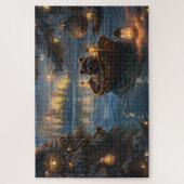 Puzzle Affenpinscher Festive Christmas Voyage (Vertical)