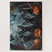 Puzzle Affenpinscher Halloween nuit chien délice (Vertical)