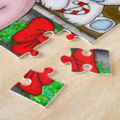 Puzzle Affichage de la fenêtre Nostalgique de Noël (Côté)