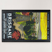 PUZZLE AFFICHAGE DE VOYAGE DE BRISBANE 1930 (Horizontal)