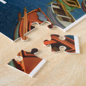 Puzzle Affiche 1949 de voyage de Corfou Grèce (Côté)