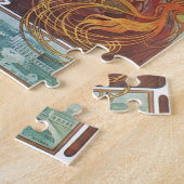 Puzzle Affiche Art nouveau de Alphonse Mucha Beer Girl (Côté)