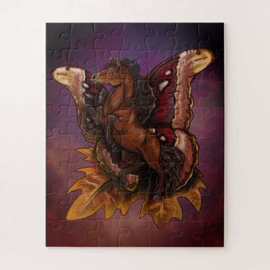 Puzzle Affiche Atlas Moth Fairy Horse (Vertical)