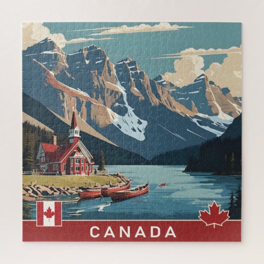 Puzzle Affiche Canada Travel (Vertical)