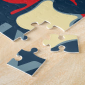 Puzzle Affiche classique d'obama de pingouin de tux de (Côté)