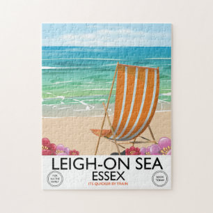 Puzzle Affiche de bord de la mer d'Essex de Leigh-sur-Mer