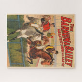 Puzzle Affiche De Cirque De Jockeys Sur Les Chevaux Qui S (Horizontal)