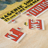 Puzzle Affiche De Cirque D'Éléphants Et D'Animaux En Cage (Côté)