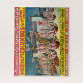 Puzzle Affiche De Cirque Des Danseurs Avant Le Roi Maure (Vertical)