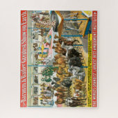 Puzzle Affiche De Cirque Des Personnes De Différentes Nat (Vertical)