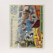 Puzzle Affiche De Cirque Montrant Des Animaux Sauvages Da (Vertical)