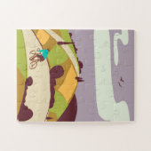 Puzzle Affiche de cyclisme vintage (Horizontal)